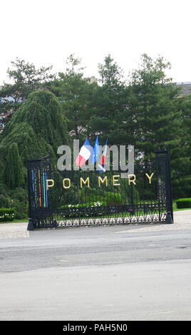 Champagne Pommery, Reims, Marne, Champagne-Ardennes, Grand Est, France Banque D'Images