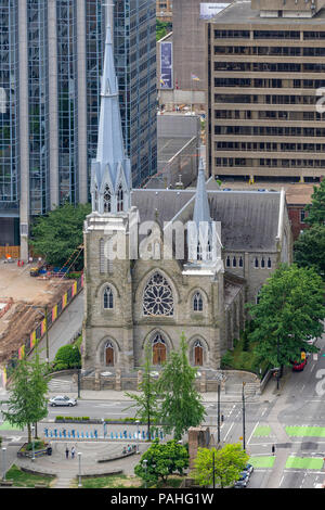 Cathédrale Holy Rosary, Vancouver, Colombie-Britannique, Canada, Dimanche 27 Mai, 2018. Banque D'Images