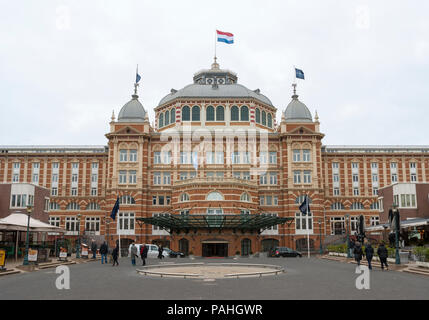 Entrée principale de l'Amrâth Grand Hotel Kurhaus, Scheveningen, à La Haye, Pays-Bas Banque D'Images