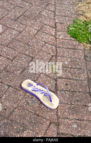 Flip flop abandonnés Banque D'Images