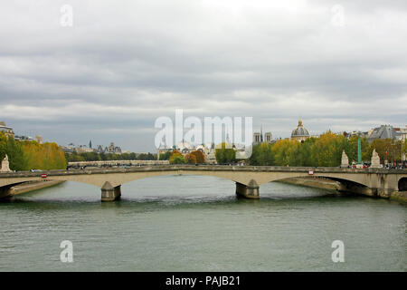 Pont sur Seina - Paris, France Banque D'Images