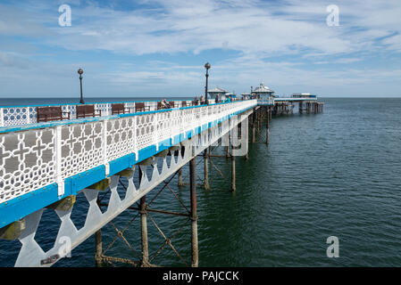 Jetée de Llandudno, Llandudno, au nord du Pays de Galles, Royaume-Uni. Banque D'Images