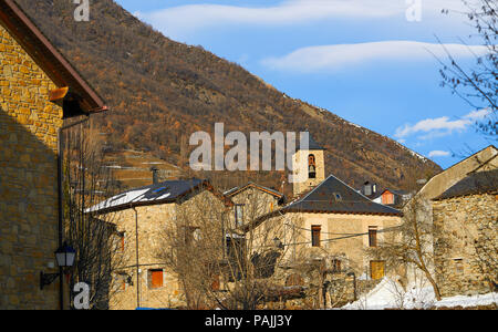 Eriste village près de Benasque dans les Pyrénées de Huesca espagne Banque D'Images