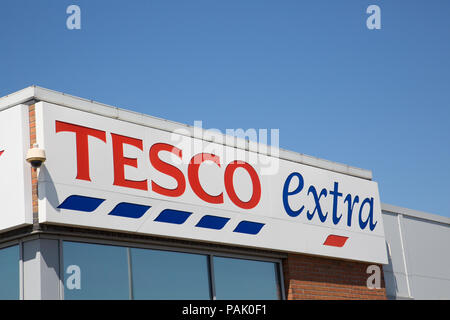 Tesco Extra, Hamburg, Banque D'Images