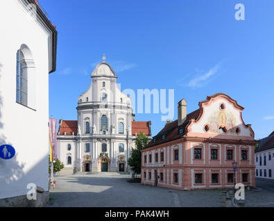 Altötting : Basilique église St. Anna en Allemagne, Bavière, Bayern, Oberbayern, Haute-Bavière Banque D'Images