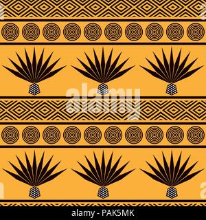 Abstract vector background ethnique tribal. Illustration de Vecteur