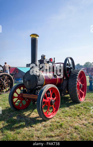 Moteur à vapeur à usage général Marshall lors d'une manifestation publique à Heddington Wiltshire England UK Banque D'Images