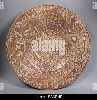 Le plat. Culture : l'espagnol. Dimensions : hors tout : 18 1/8 in. (46 cm). Date : fin 15ème-début du 16e siècle. Musée : Metropolitan Museum of Art, New York, USA. Banque D'Images