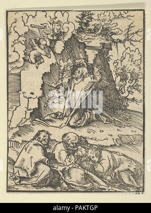 Soulagement avec le Christ au mont des Oliviers, à partir de la Wittenberg reliquaires. Artiste : Lucas Cranach l'ancien (allemand, Kronach 1472-1553 Weimar). Fiche Technique : Dimensions : 4 1/4 x 3 5/16 in. (11 × 8,2 cm). Series/portefeuille : Wittenberg Reliquaires ; Hortulus Animae. Musée : Metropolitan Museum of Art, New York, USA. Banque D'Images