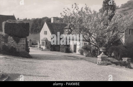 Vintage Photo de St Catherine's Court Manor House, Nr Bath, Somerset, Angleterre Banque D'Images