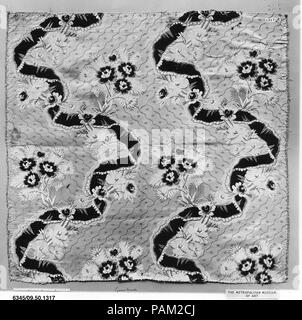 Pièce. Culture : français ou britanniques. Dimensions : hors tout : 21 x 20 1/4 in. (53,3 x 51,4 cm). Date : 1760-70. Musée : Metropolitan Museum of Art, New York, USA. Banque D'Images