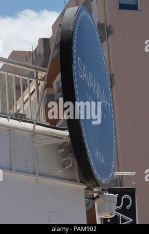 Ibiza San Antonio Sunset Strip Banque D'Images