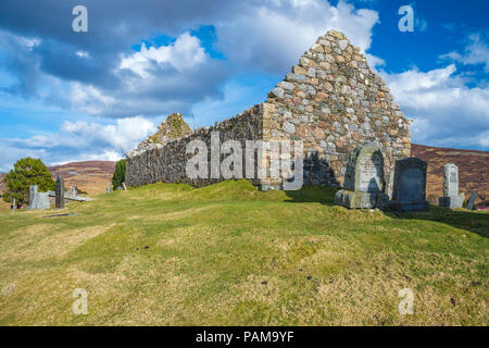 Cill Chriosd, B8083 à Broadford Torrin et Elgol Road, Ile de Skye, Ecosse, Europe Banque D'Images