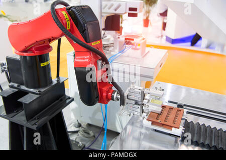 Controler de main robotique Banque D'Images