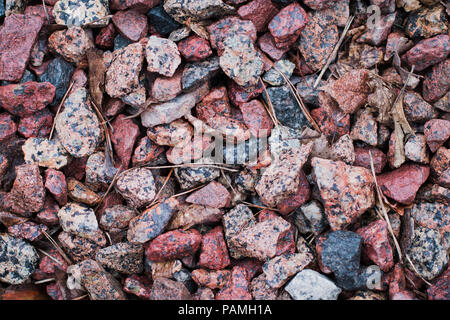 Couleur de fond des gravats sur le terrain Banque D'Images