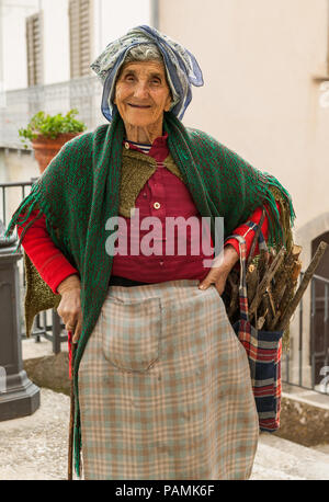 Smiling old lady Banque D'Images