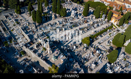 Château cimetière ou Cimetière du Château, Nice, France Banque D'Images