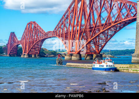 Pont du Forth à Firth of Forth à Édimbourg Banque D'Images