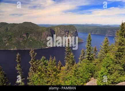 Fjord du Saguenay, Québec, Canada Banque D'Images