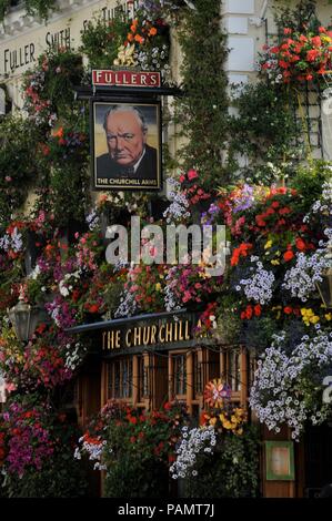 Londres les plus photographiés pub Banque D'Images