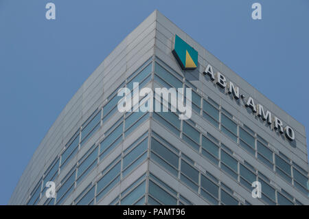 Siège ABN AMRO Bank à Amsterdam aux Pays-Bas 2018 Banque D'Images