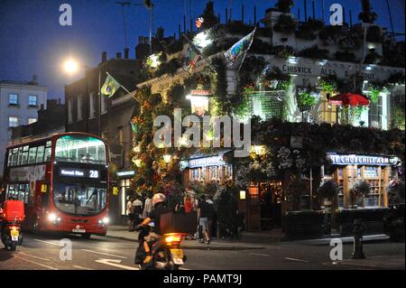 Londres les plus photographiés pub Banque D'Images