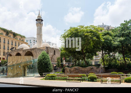 Mansour Assaf mosquée dans le centre-ville de Beyrouth, Liban Banque D'Images