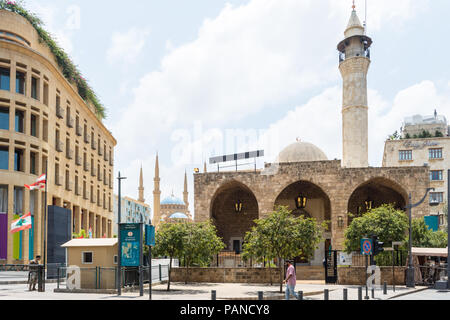 Mansour Assaf mosquée dans le centre-ville de Beyrouth, Liban Banque D'Images