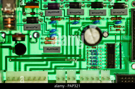Détail du circuit board Banque D'Images