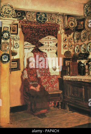 Xavier Mellery - Interieur Op Het Eiland Marken Banque D'Images