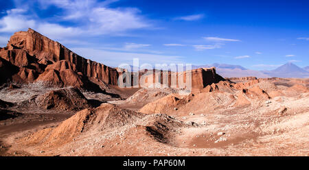 Icône rock formation in valle de la luna, près de San Pedro de Atacama, Chili Banque D'Images