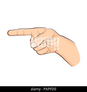 Vecteur geste humain Illustration de Vecteur