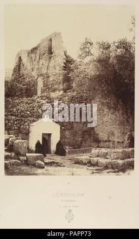 Jérusalem. (Environs) St Jean du désert. Artiste : Louis de Clercq (Français, 1837-1901). Dimensions : Image : 11 in. × 8 3/8 in. (28 × 21,3 cm) Mont : 17 15/16 × 23 1/4 in. (45,5 × 59 cm). Lithographe : H. Jannin (Français). Imprimante : J. Blondeau et Antonin. Date : 1860 ou plus tard. Musée : Metropolitan Museum of Art, New York, USA. Banque D'Images