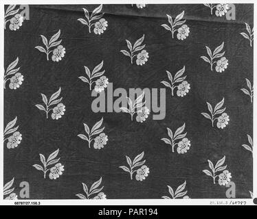 L'échantillon. Culture : L'Américain. Dimensions : Les dimensions ne sont pas enregistrées. Bouilloire : Merrimac Mills. Date : 1825-50. Musée : Metropolitan Museum of Art, New York, USA. Banque D'Images