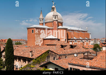 Venise, Italie. L'église de Il Redentore sur la Giudecca a été conçu par Andrea Palladio et construit entre 1577 et 1592 Banque D'Images
