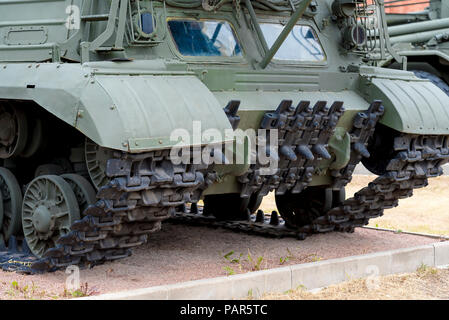 Launcher 2P19 dans le musée d'état de Saint-Pétersbourg. Banque D'Images