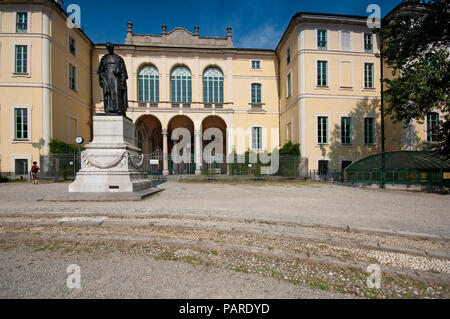 L'Italie, Lombardie, Milan, les Jardins publics Indro Montanelli, Palazzo Dugnani, Palais Dugnani Banque D'Images