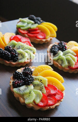 Tartes aux fruits maison Banque D'Images