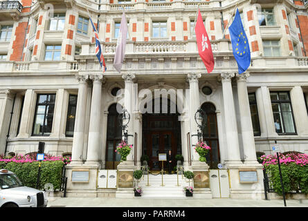 L'hôtel Mandarin Oriental à Londres. Banque D'Images