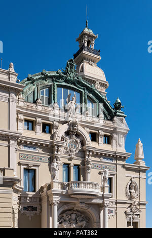 L'Opéra de Monte-Carlo, Monaco. Banque D'Images