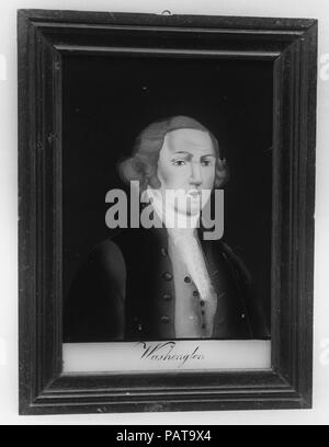 Plaque de George Washington. Artiste : Après Gilbert Stuart (Amérique du Nord, Kingston, Rhode Island 1755-1828 Boston (Massachusetts). Dimensions : 8 x 5 3/8 in. (20,3 x 13,7 cm). Date : 1776-1830. Musée : Metropolitan Museum of Art, New York, USA. Banque D'Images