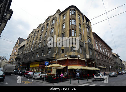 Galeria Sorozo, Magyar Street, District VII, le Quartier Juif, Budapest, Hongrie Banque D'Images