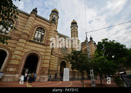 Synagogue de la rue Dohany, Budapest, Hongrie Banque D'Images