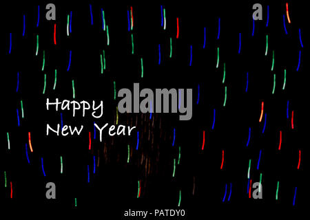 2019 écrit en blanc, la nouvelle année d'artifice Banque D'Images