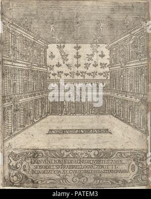 Feste les noces de don Francesco Medici gran Duca di Toscana ; et della ... sig. Bianca Cappello, Florence, 14 octobre 1579. Auteur : Écrit par Raffaello Gualterotti (Italien, Florence Florence 1543-1639). Dimensions : hors tout : 9 x 6 1/8 x 9/16 in. (22,8 x 15,5 x 1,5 cm). Imprimante : Imprimé par Giunti Stamperia , Florence. Date : 1579. Duc Francesco de' Medici et Bianca Cappello's mariage en 1578 a été célébré en grande pompe, destiné en partie pour aider à établir sa dans la société Florentine. Ce festival livre sur les nombreuses célébrations organisées, y compris un pageant dans la cour Banque D'Images