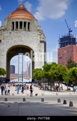 En été, la ville de Mexico. Une photo d'une autre journée de l'une des plus grandes villes dans le monde. Banque D'Images