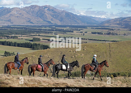 Photo par Tim Cuff - 17 juillet 2018 - Voyage sur la station thermale de Hanmer Springs, District Hurunui, Nouvelle-Zélande Banque D'Images