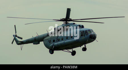 Forces armées croates hélicoptère Mi-8 Banque D'Images