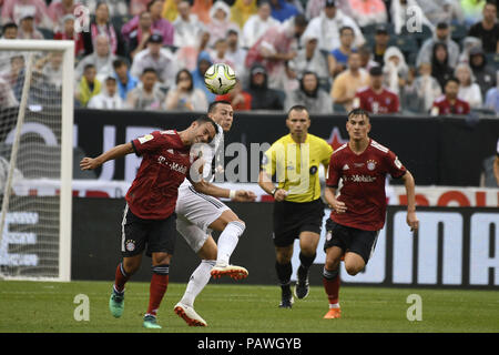 Philadelphie, Pennsylvanie, USA. Le 25 juillet, 2018. JUAN BERNAT (14), du Bayern Munich, en action dans le match avec la Juventus au Lincoln Financial Field à Philadelphie PA Credit : Ricky Fitchett/ZUMA/Alamy Fil Live News Banque D'Images