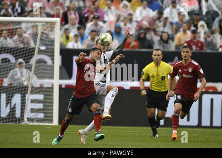 Philadelphie, Pennsylvanie, USA. Le 25 juillet, 2018. JUAN BERNAT (14), du Bayern Munich, en action dans le match avec la Juventus au Lincoln Financial Field à Philadelphie PA Credit : Ricky Fitchett/ZUMA/Alamy Fil Live News Banque D'Images